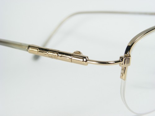 METZLER MOD.1690 COL.100 GOLD EYEGLASSES GLASSES METAL FRAME 51-19-140mm Germany - Picture 6 of 12