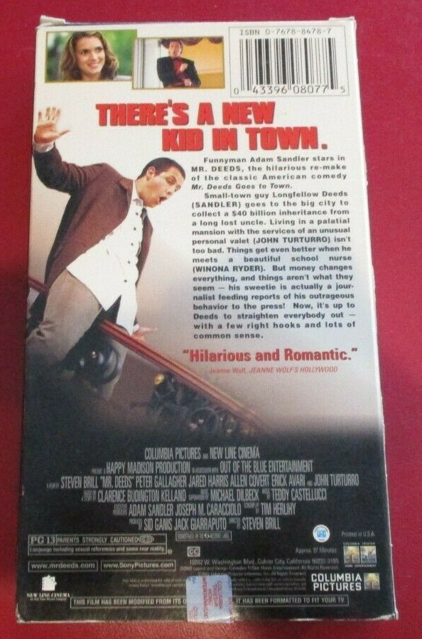 Mr. Deeds (VHS 2002) | eBay