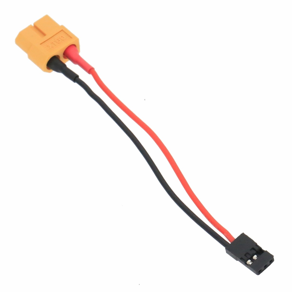 XT60 Female to JR Futaba Male Adapter 20awg 10cm Wire for RC Model