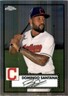 2021 Topps Chrome Platinum Anniversary Domingo Santana Cleveland Indians #590