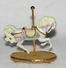 Franklin Mint World Of Carousel Horses Rose Horse