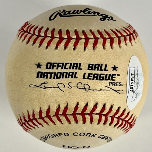 John Franco (Mets/Reds) Signed Rawlings National League Baseball-JSA AB46107 - Picture 2 of 2
