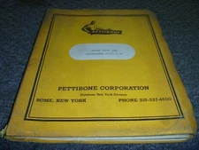 Pettibone 25 30 36 Cary-Lift Centermount Parts Catalog Manual List Book xz