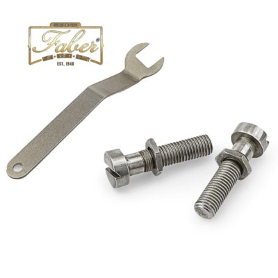 Faber Wrap-Lock Kit WL-I-NA WLINA Locking Tailpiece-Studs Aged Inch 3350-1