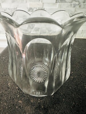 Heisey colonial clear open spoon