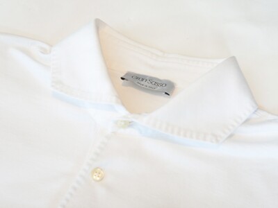 Gran Sasso White Cotton Polo Shirt 26027 | eBay