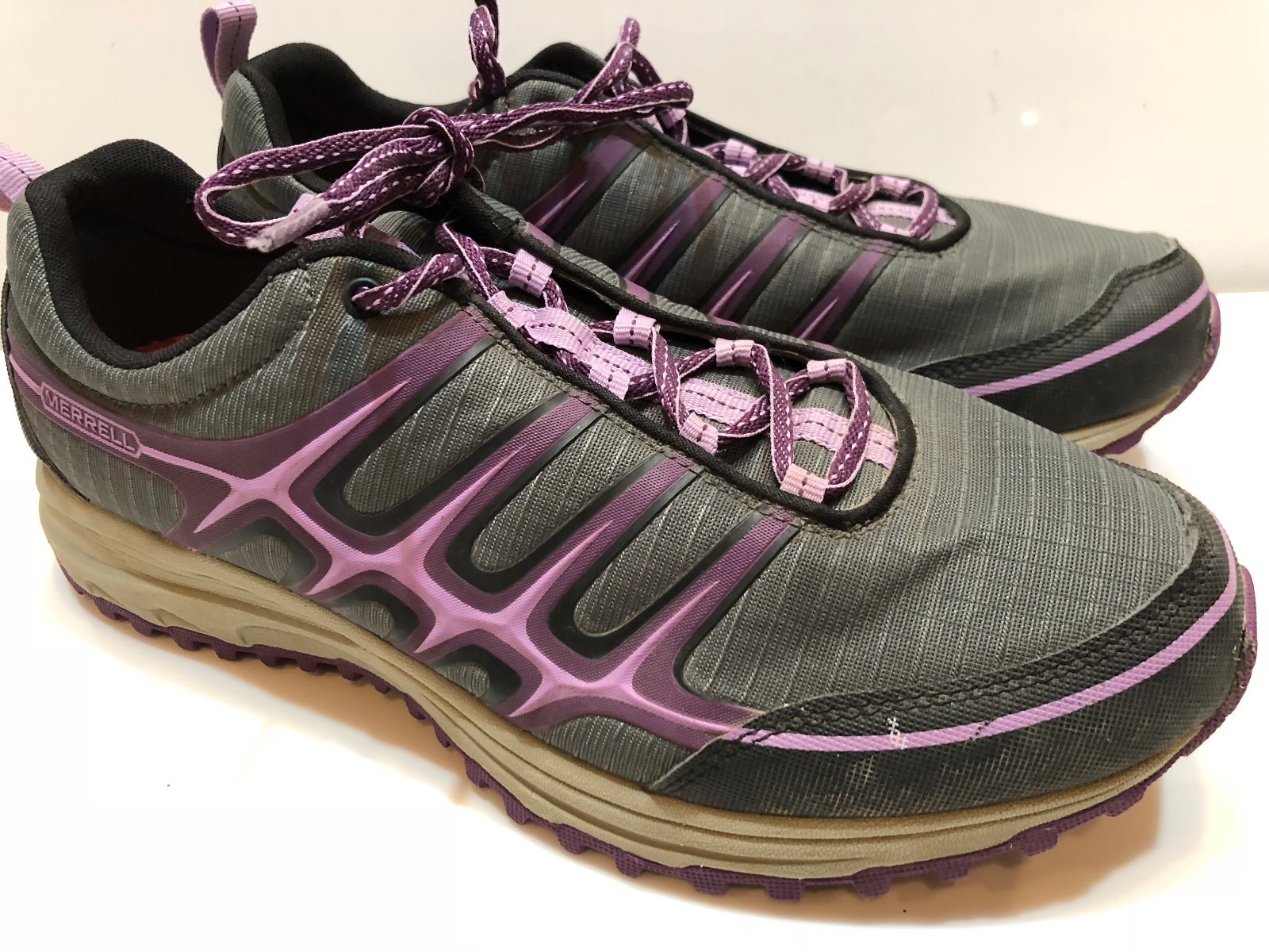MERRELL J310561C Versatrail Women Shoes Size 11M Black/Regal Orchid