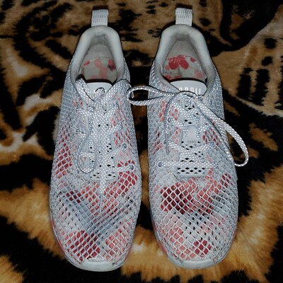 No Bull Floral blue Mesh Trainers Men display picture 3