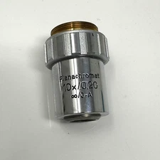 Zeiss Jena Microscope Objective 10x/0.20 Planachromat ausJena Eyepiece