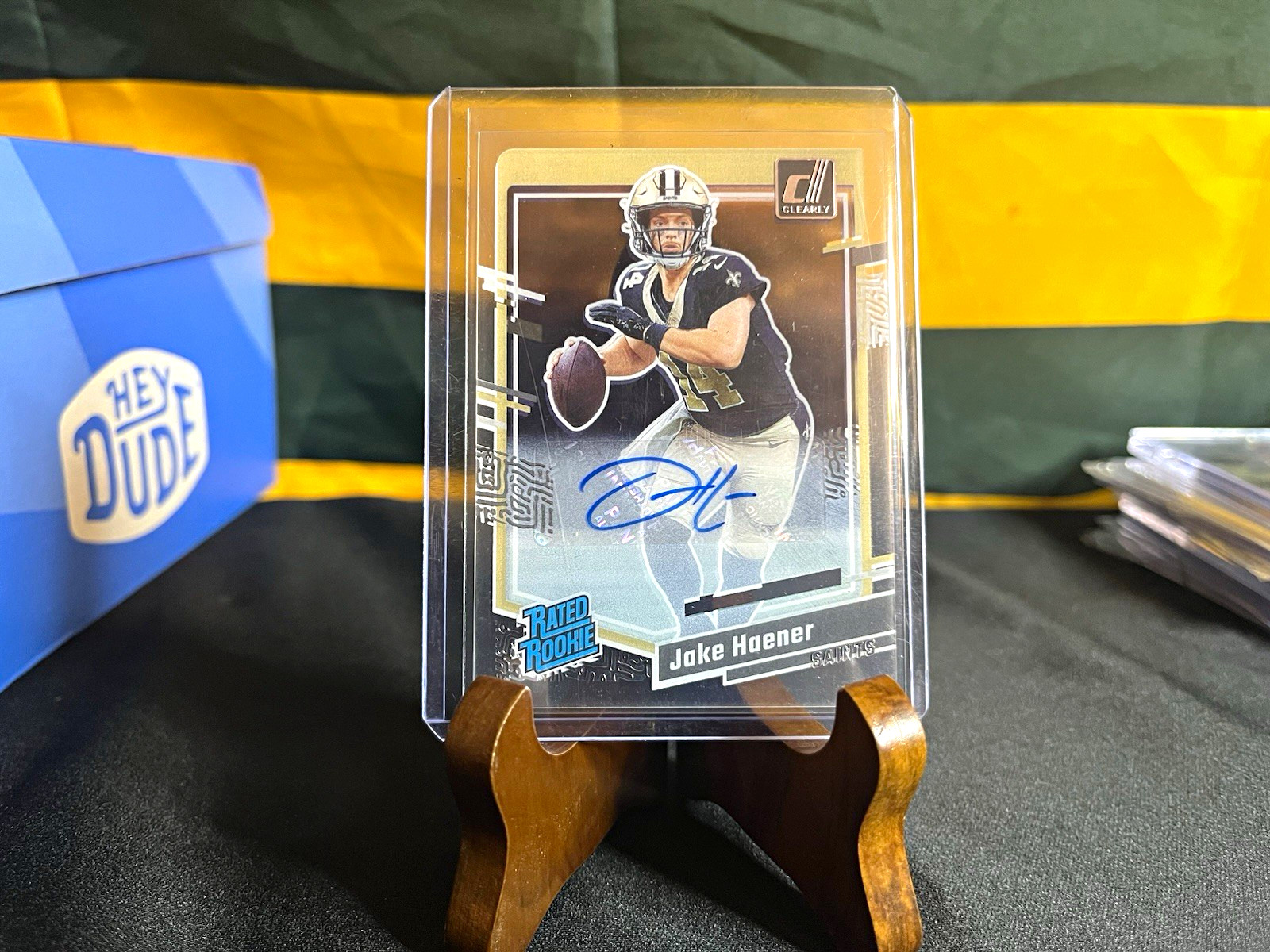 Jake Haener Panini Clearly Donruss #63 Autograph