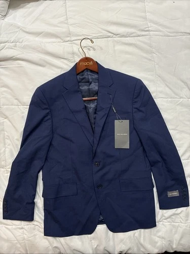 Van Heusen Mens Talon Classic Fit Suit Jacket Sport Coat 40 S $395 TLON2VMX080