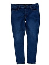 Levi's 311 Blue Dark Wash Mid-Rise Shaping Skinny Denim Jeans Women's 32 X 29