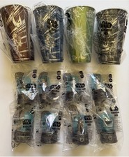 Burger King Star Wars Mandalorian Grogu Kids Meal Toys Lot w/ 4 Cups 2026