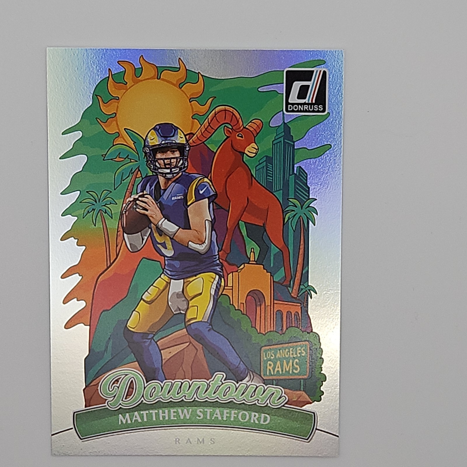 2025 Panini Donruss Matthew Stafford Downtown - Los Angeles Rams #6