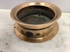 Vintage Thick/Heavy Brass Ships Clock Case- 6”  :  4 lbs — photo 3