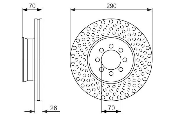 Bosch Disco Freno 0 986 479 602 - Immagine 3