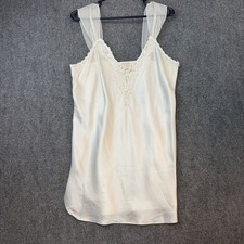 Angelique Ivory Slip Nightgown Approx Size M Vintage Lingerie Sleepwear