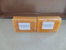 2-Pack Turmeric Glow Soap Bar - Lemon  Kojic Acid, Removing Dark Spots