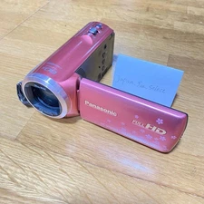 Panasonic HC-V520M Pink Camcorder Video Camera Full HD 50x Zoom Exc