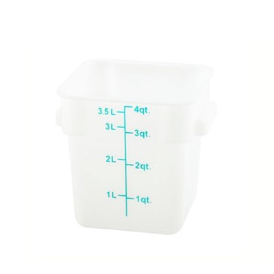 Winco PESC4 4 qt Food Storage Container