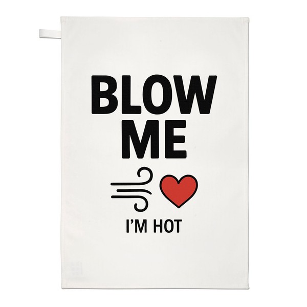 Gift Base HeißE Tee Handtuch Weiß Rude Valentinstag Liebe Ehemann-image