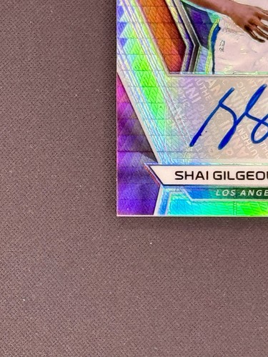 2018-19 Shai Gilgeous-Alexander Spectra Rising Sig Rookie Auto Numbered /49 - Picture 3 of 6