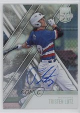 2017 Panini Elite Extra Edition Auto Tristen Lutz #34 Auto un2