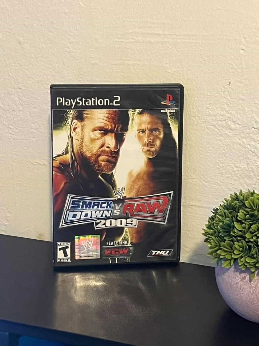 Smackdown vs Raw 2009 PS2 Complet - Jeux vidéo