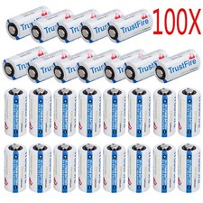 LOT 1-100X TrustFire CR123A 123A 85177 Lithium Battery 1400mAh 3V Batteries Cell