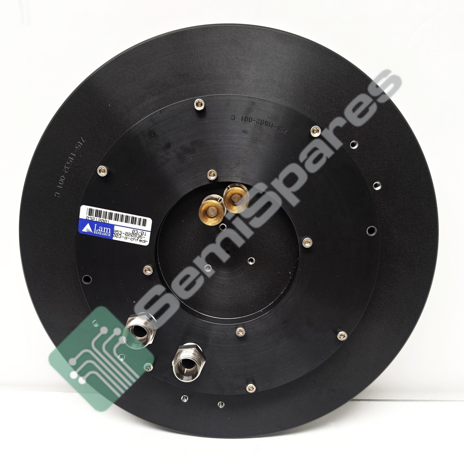 LAM RESEARCH 853-020936-003 UPPER PLATE SEAL ELECTRODE