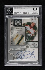 2006 Upper Deck The Cup Rookie 2/249 Benoit Pouliot #136 BGS 8.5 Patch Auto 0bz8