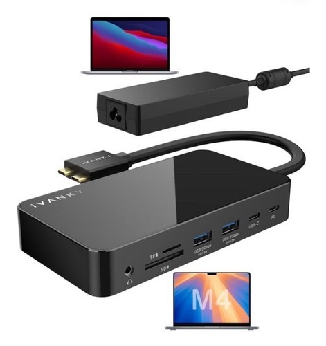 iVANKY FusionDock 1 MacBook Pro M4 12-in-2 DockStation w/ 150 Watt Power adapter