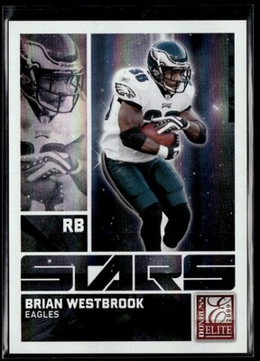 2009 Donruss Elite Stars Black Brian Westbrook 100/399 Philadelphia Eagles #8