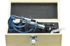 Shars 0 - 75mm Micrometer Set .01mm Carbide Ground Standards New M}