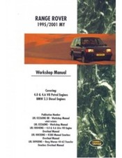 Range Rover 1995-2001 Modelo Año Taller Reparación Servicio Manual Libro Bmw 2.5