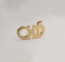 Ferragamo Unisex Classic Gold Gancici Belt Buckle For 34-35mm leather strap