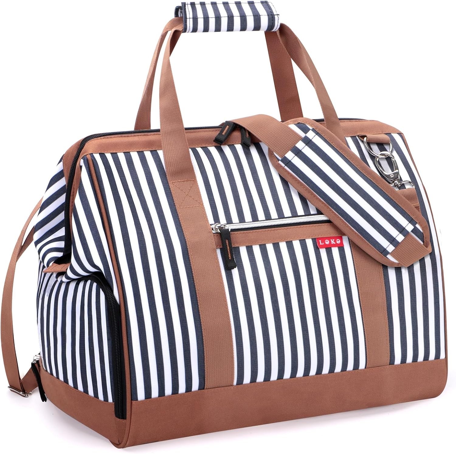 Lekesky Weekend Overnight Bags for Women - 33l Top Large Opening Travel Duffles