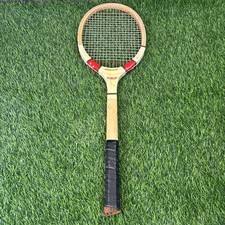 Vintage Wooden Tennis Racket Tournament Contender Wood Frame Classic Retro