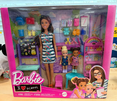 NEW Mattel Barbie I Love School Classroom Playset HRG85 | eBay