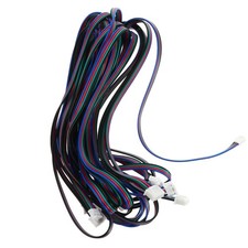 5Pcs Assorted Color Stepper Motor Cables Durable Printer Motor Lead Wire