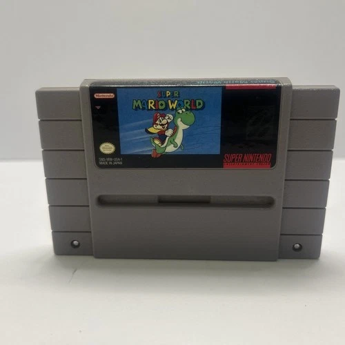 Super Mario World SNES (Super Nintendo, 1991) Cartridge Only Authentic & Tested
