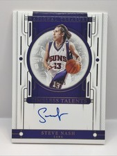 2023-24 National Treasures Timeless Talents Signatures 13/25 Steve Nash Auto HOF