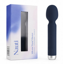 Nauti Silicone Wand Vibrator Sex Toy Waterproof 10 Function Body Massager USB
