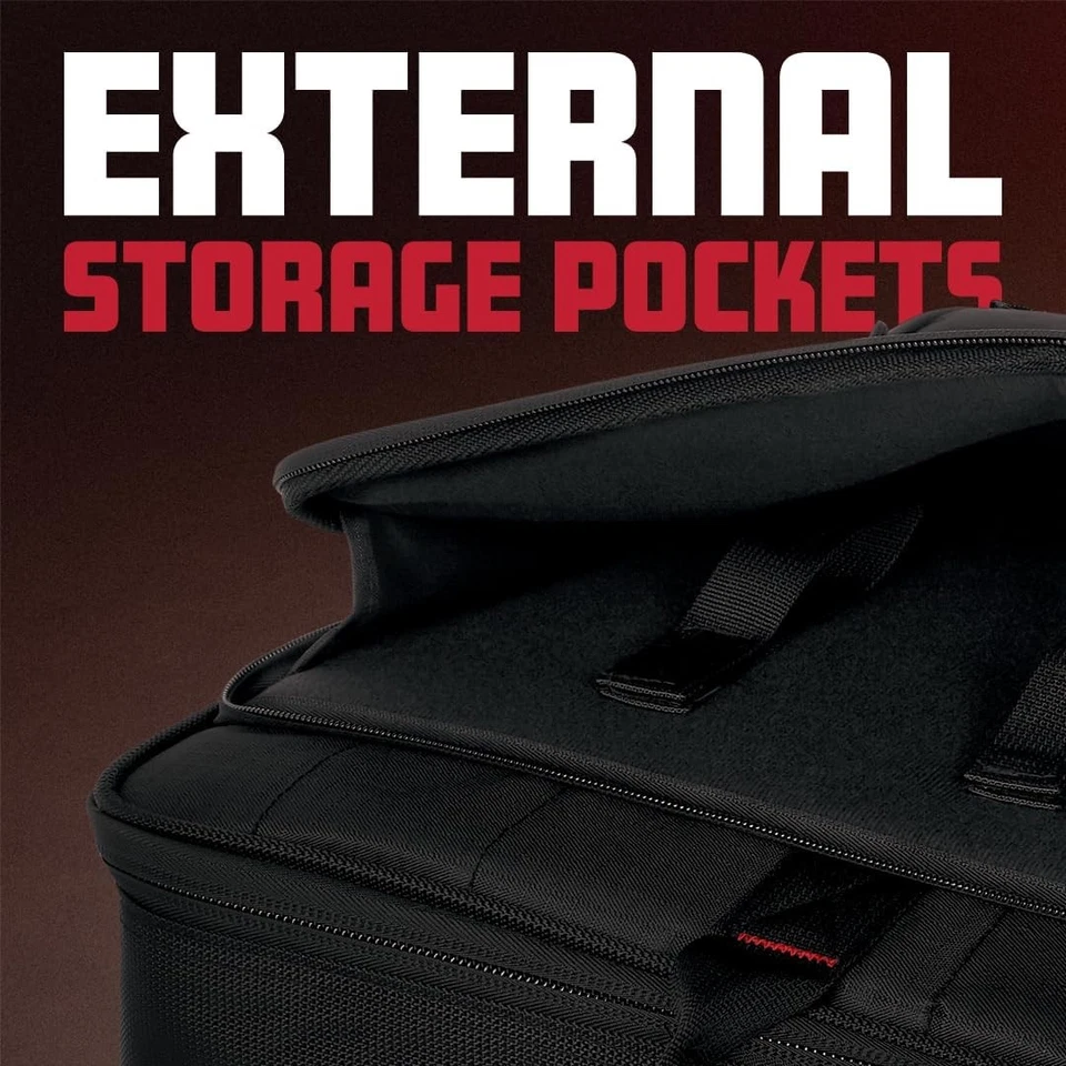 Gator Cases Padded Nylon Mixer Carry Bag & Removable Strap,12"x 12"x 5.5"- Black - Image 3 of 4