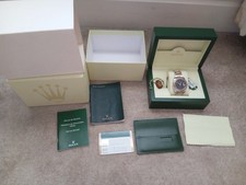 2010 Rolex Turn-O-Graph 116261 Steel & Rose Gold 36mm Black Dial Watch