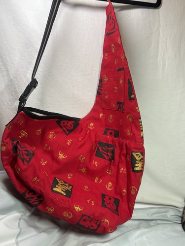 Dog Crossbody Carrier Sling- Asian Themed- Estate Find- EUC