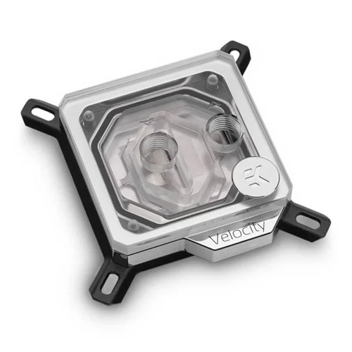 Bloc d'eau EKWB Velocity D-RGB Intel nickel/plexi - Photo 2/3