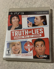 THQ Truth or Lies: Someone Will Get Caught! Sony PS3 NTSC-U/C T 2010 Mic Req