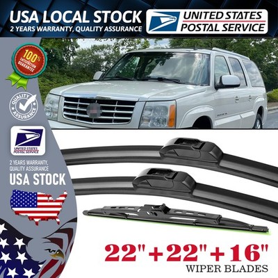 For Range Rover Sport 2005-2013 Front and Rear Windscreen Wiper Blades 22''22''16''