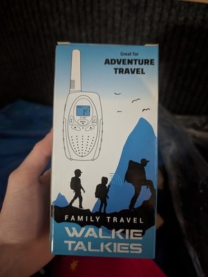 Family Travel - Walkie Talkies - 2 Count- Model M-880 - Black & Orange